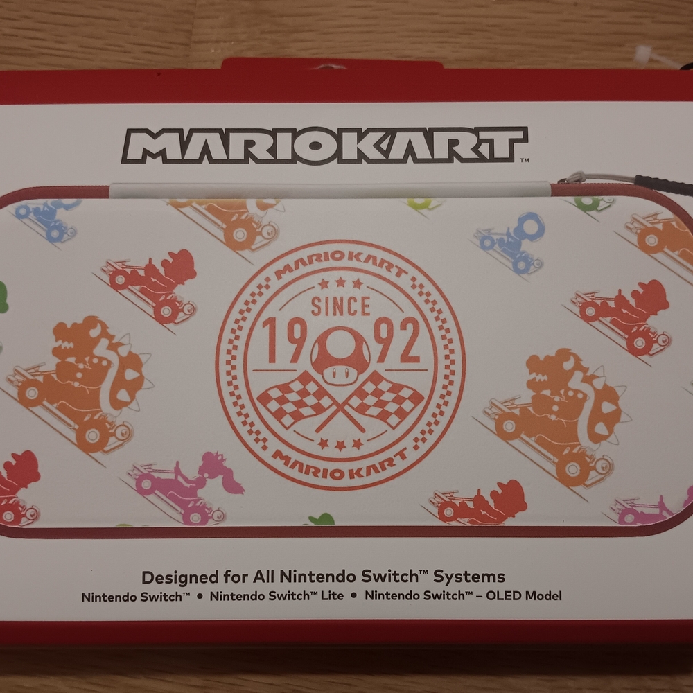 MarioKart Travel Case Nintendo Switch New
